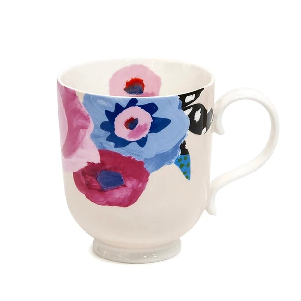 Floral Footed Mug | Poppy