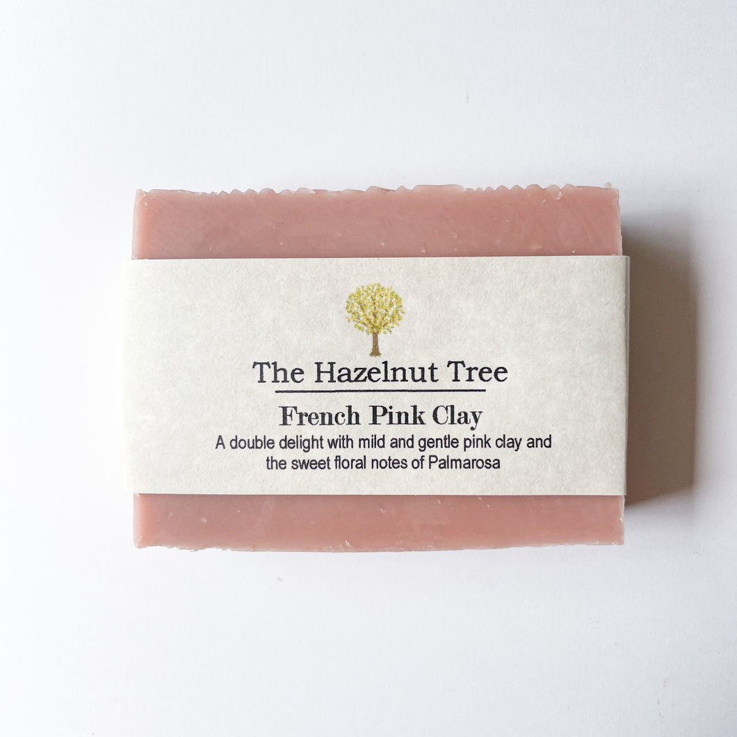 ‘The Hazelnut Tree' Soap - French Pink Clay